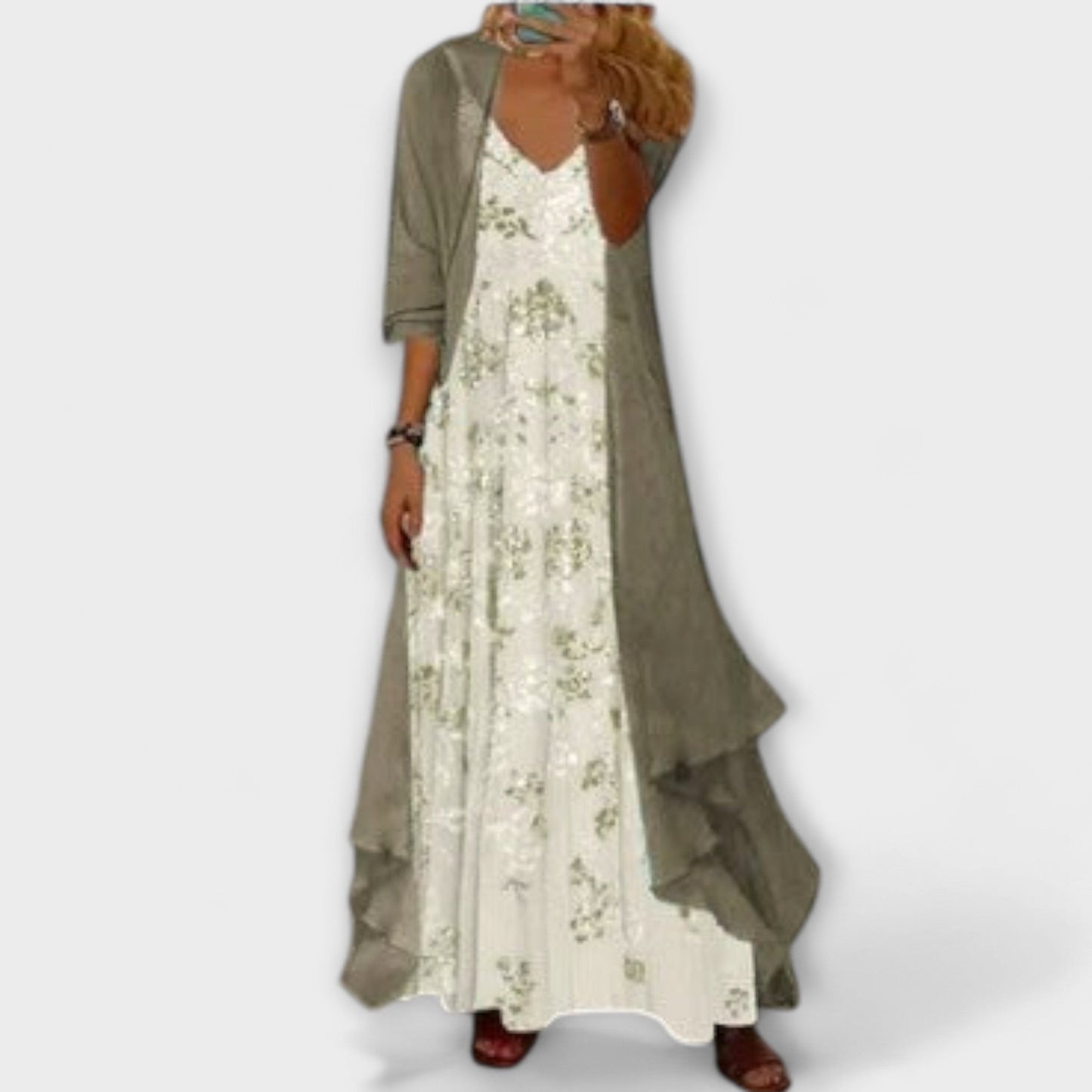 Mila - Vestido verde elegante