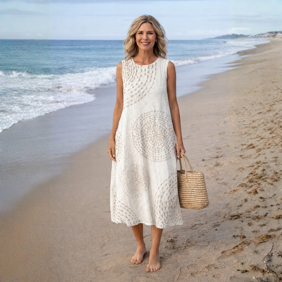 Luna | Vestido Casual Retro