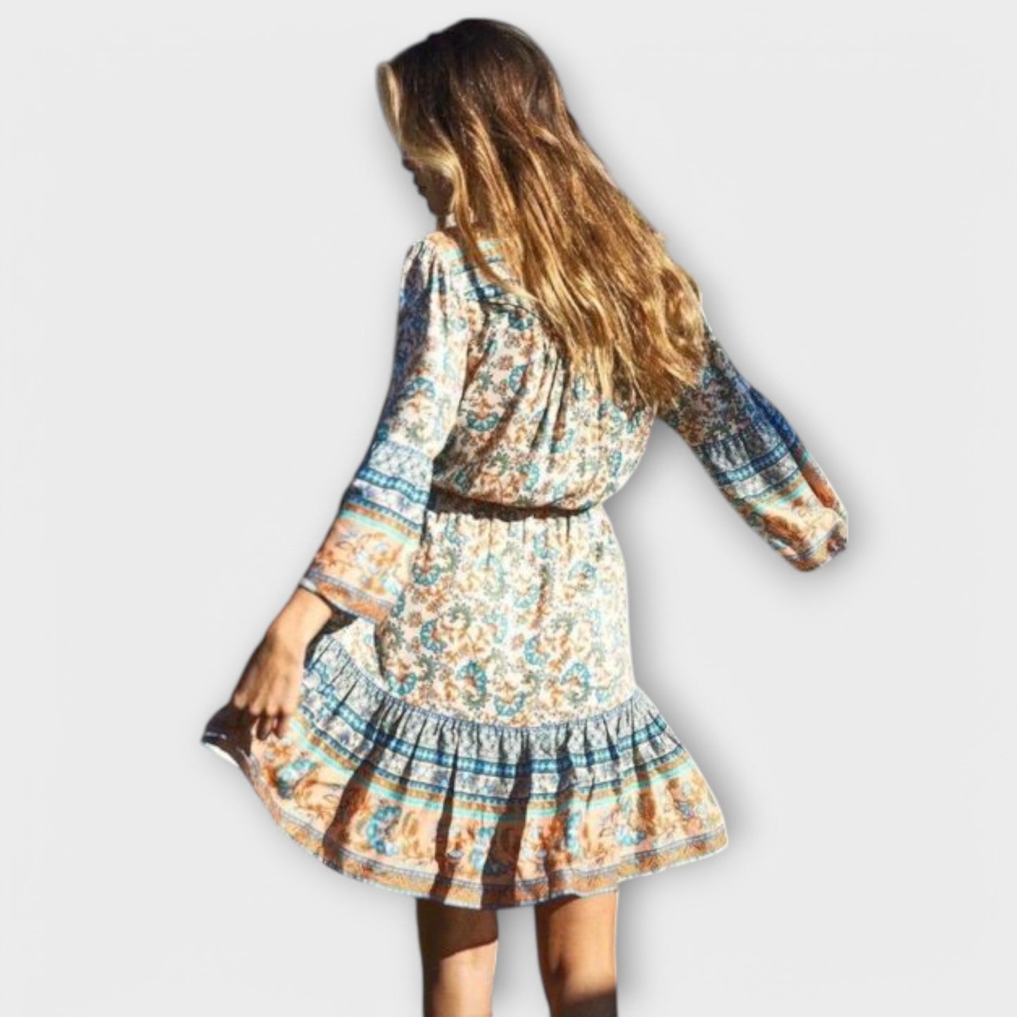 Gisela - Vestido curto boho