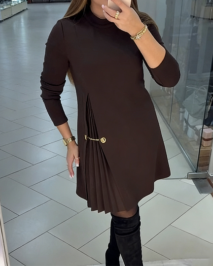 SILVIA™ | ELEGANTE VESTIDO CON PANELES PLISADOS