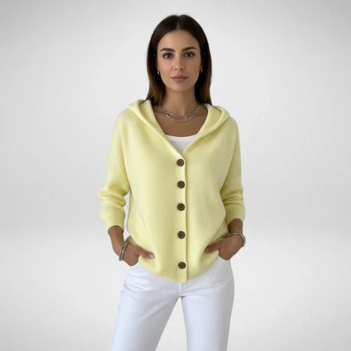 Leonor - Chaqueta de punto femenina de algodón