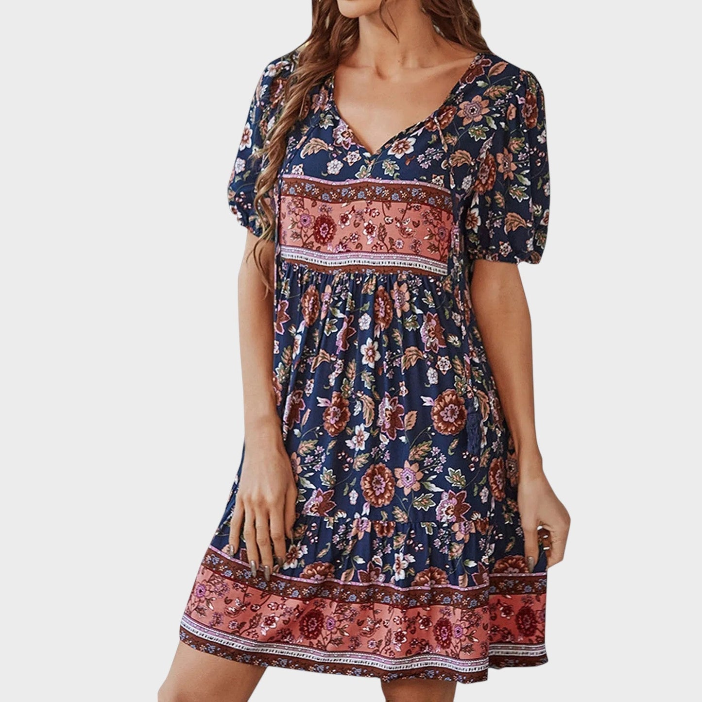 Paula - Vestido Floral Descontraido